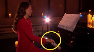 Kates Top SECRET in a Surprise Piano Performance at Christmas Carol Service [upl. by Hamimej88]