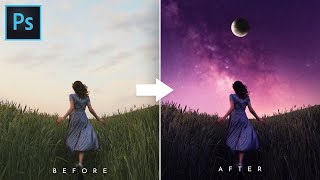 Photoshop Tutorial  Photoshop Compositing Tutorial  Photo Manipulation [upl. by Ahsinnod]