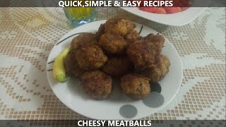 Cheesy Meatballs  Quick Simple amp Easy Recipes [upl. by Rew]