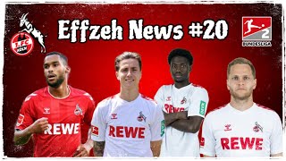 1 FC Köln verlängert mit Huseinbasic Maina bleibt wohl auch amp 2 Abgänge offiziell Effzeh News 20 [upl. by Eiralih]