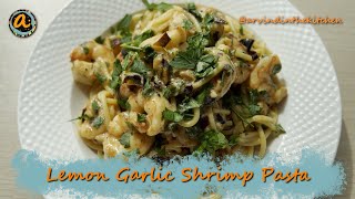 Lemon Garlic Shrimp Pasta [upl. by Bartholomeo310]