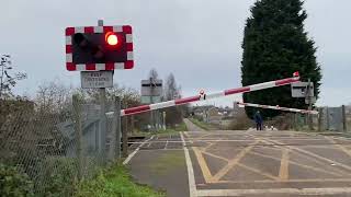 Whittlesea Blackbush Level Crossing Cambridgeshire [upl. by Cyndi]