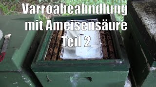 Varroabehandlung mit Ameisensäure  Nassenheider Verdunster Teil 2 [upl. by Ielhsa937]