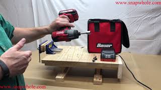 Harbor Freight Bauer 20v 14 Inch Impact Driver Review [upl. by Fulks338]