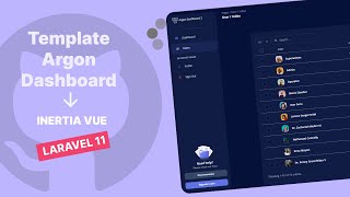 Integrasi Template Argon Dashboard dengan Laravel 11 Inertia Vue [upl. by Sidonius]