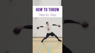 How to Throw a Dodgeball Overhand  Step by Step [upl. by Huskamp388]