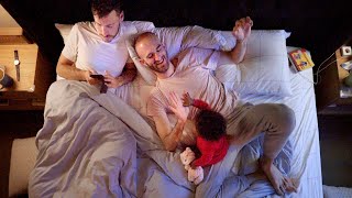 How New Fathers Sleep  How Couples Sleep  Cut [upl. by Anavoj]