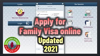 Qatar  How to apply for Family Visit  Residents Visa  Updated 2021 [upl. by Adiana246]