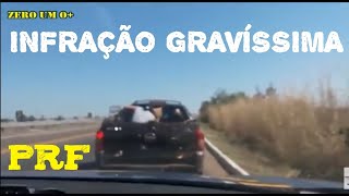 INFRAÇÃO GRAVÍSSIMA PRF [upl. by Enovahs191]