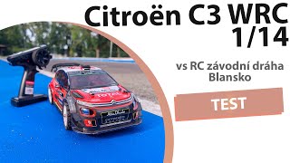 Citroën C3 WRC 114 vs RC dráha Blansko [upl. by Ennovy835]