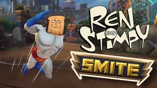 Ren and Stimpy  Powdered Toast Man Gameplay  Smite Overview [upl. by Monti]