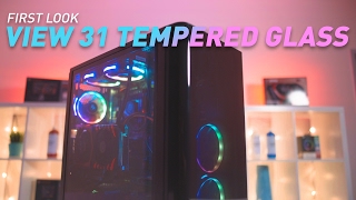 First Look Thermaltake View 31 Tempered Glass RGB Case [upl. by Esirrehc]