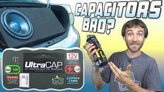 The TRUTH About Car Audio CAPACITORS Testing a CHEAP 12v Capacitor VS IOXUS UltraCap Supercapacitor [upl. by Attelrahc]