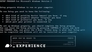 Experience Windows 20 Installation [upl. by Lucienne]