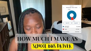 How much I make as a school bus driver  creating passive income amp more  Marshae Walker [upl. by Verge66]