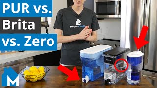 🥤 PUR vs Brita vs ZeroWater Filter Comparison — Whats the Best Tasting Water [upl. by Anuska]