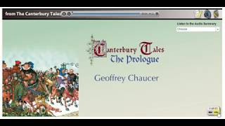 Audio Prologue to Canterbury Tales 01 [upl. by Omrelliug]