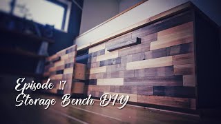 【Storage bench DIY】カラーボックスリメイク！お洒落な収納ベンチに改造！ [upl. by Nefets165]