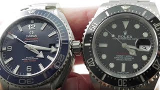 Rolex SeaDweller 43 vs Omega Seamaster Planet Ocean 600M 126600 21530442103001 Dive Watches [upl. by Anne759]