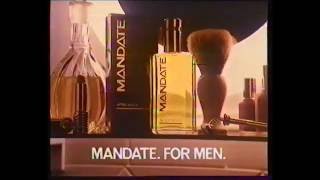 Mandate Aftershave Advert 1985 OLD Adverts [upl. by Leirraj802]