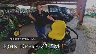 John Deere Z345M Walk Around [upl. by Ettesil923]