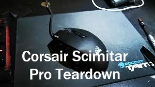 Corsair Scimitar RGB disassembly [upl. by Calli]