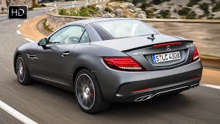 2017 Mercedes Benz SLC 300 Designo Cerussite Grey Magno Engine Sound Test Drive HD [upl. by Daniella]