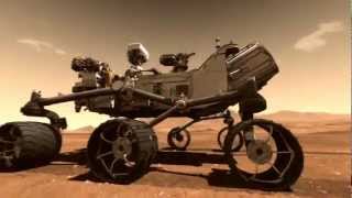 Misión a Marte del Robot Curiosity a la superficie marciana [upl. by Nylasej986]