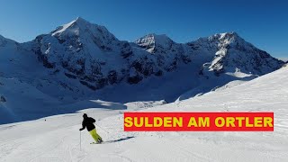 Legendäre Schöntauf Talabfahrt Sulden am Ortler Dezember 2019 MadritschVinschgau Südtirol [upl. by Menzies]