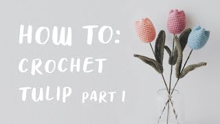 Mothers Day Special DIY Crochet Tulip Kit Part 1  daMira [upl. by Ellerahs369]