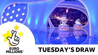 The National Lottery ‘EuroMillions’ draw results from Tuesday 8th October 2019 [upl. by Rosel970]