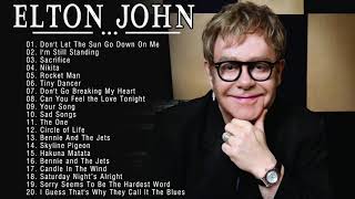 Best of songs Elton John  Elton John greatest hits full album [upl. by Harilda]