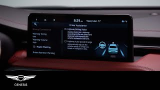 Highway Driving Assist  Genesis G70  HowTo  Genesis USA [upl. by Ahsiuqat]