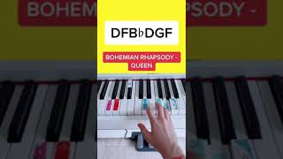 Bohemian Rhapsody  Queen Piano Tutorial bohemianrhapsodypiano bohemianrhapsody pianobeginner [upl. by Jeremias]