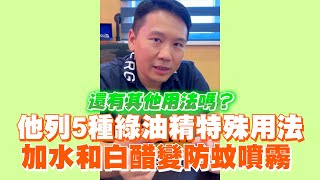 他列5種綠油精特殊用法 加水和白醋變防蚊噴霧｜生活小妙招｜DIY [upl. by Aramad]