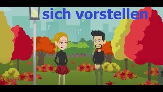 Deutsch lernen Learn German für Anfänger A1 Sich vorstellen Deutsche Sprache lernen [upl. by Brenda]