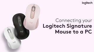 Connecting your Logitech Signature Mouse to a PC ft Logitech Signature M650 [upl. by Hyacinth]