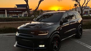 Cuttin up in traffic FULL Track mode SRT Durango HARD PULLS😮‍💨 [upl. by Wahs617]