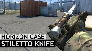 Stiletto Knife Animations  Horizon Case Update  CSGO [upl. by Anilad]