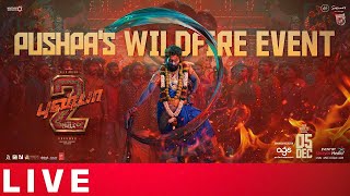 LIVE🔴 Pushpa 2 The Rule WILDFIRE EVENT in Chennai  Allu Arjun  Rashmika Mandanna  Sukumar  TFPC [upl. by Seavir]