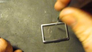 Neonica nixie Wristwatch  Gorilla glass crush test [upl. by Otecina]