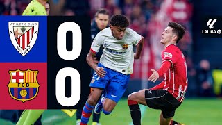 ATHLETIC CLUB 0 vs 0 FC BARCELONA  LALIGA 202324 MD27 [upl. by Drofub813]