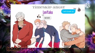 Lev and Yaku break up  Haikyuu text LevYaku AngstampFluff [upl. by Brenk]