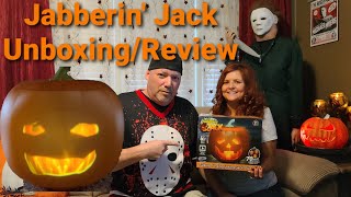 Jabberin Jack The Talking PumpkinReview And Unboxing [upl. by Correna208]