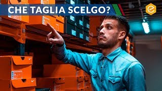 Scegliere il NUMERO delle scarpe da calcio [upl. by Annayek361]