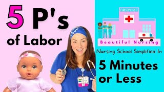 ✅ 5 Ps of Labor ✅ Explained in 5 Min or Less [upl. by Somerville]