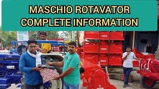 MASCHIO ROTAVATOR COMPLETE INFORMATION इटली की कम्पनी के टॉप रोटावेटर की पूरी जानकारी 9719000117 [upl. by Analat]