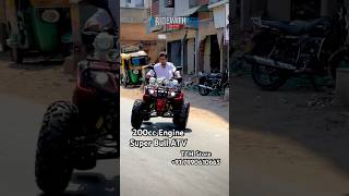 200cc Super Bull ATV 🔥 4 Stroke Single Cylinder Engine With Double Aluminium Exhaust shorts atv [upl. by Anelagna]