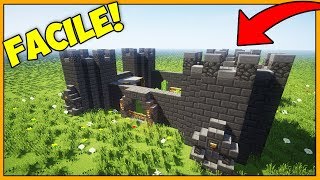 Minecraft Come Costruire Un CASTELLO MEDIEVALE  Minecraft Best Build [upl. by Yraccaz]