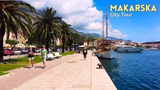 🌴Makarska Croatia 🇭🇷 🔆4K Makarska riviera City Tour 2023 [upl. by Leahkim]